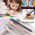 thumbnail image 4 of Inteprter 4 Uds bolígrafo borrable patrón tinta negra bolígrafos de plástico lavable Adorable herramienta de escritura suministros de Suministros de escritura y corrección, 4 of 6