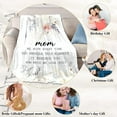 thumbnail image 6 of Gifts for Mom,Mom Blanket, from Daughter Son,Gifts for Anniversary Mom Birthday Gifts,to My Mom Throw Blanket for Bed Couch Travel 50"x60", 6 of 6