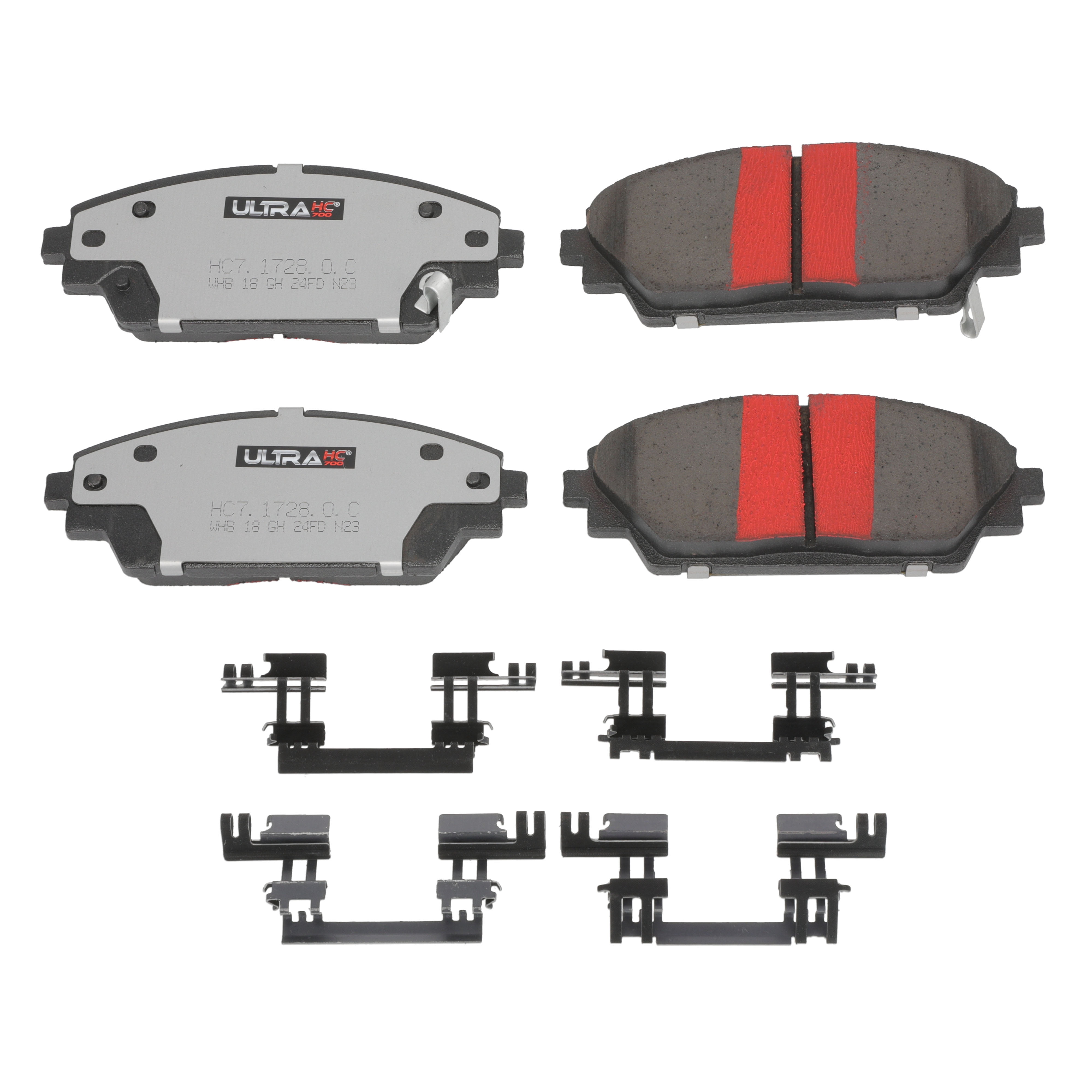 UltraHC 700 Brake Pad Set, Front HC7.1728.0.C, Mazda 3 2018-2014