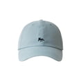 thumbnail image 2 of Womens Baseball Caps with Little Embroidered Stylish Wide Brim Soft Adjustable Sun Hat Daily Casual Wear Blue, 2 of 3