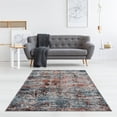 thumbnail image 2 of Madison Park Newport 63x84" Fabric Pegasus Abstract Area Rug in Multi-Color, 2 of 8