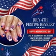 thumbnail image 3 of Kokovifyves 4th Of July Patriotic Press On Nails 24Pcs Classic Flag Style Short Fake Nails Holiday Party Nail Decor, 3 of 9