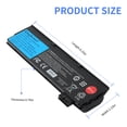 thumbnail image 2 of KingSener T470 72Wh 6600mAh Laptop Battery for Lenovo ThinkPad T480, T570, P51S, A475, 01AV423, 01AV424, 10.8V, 2 of 9