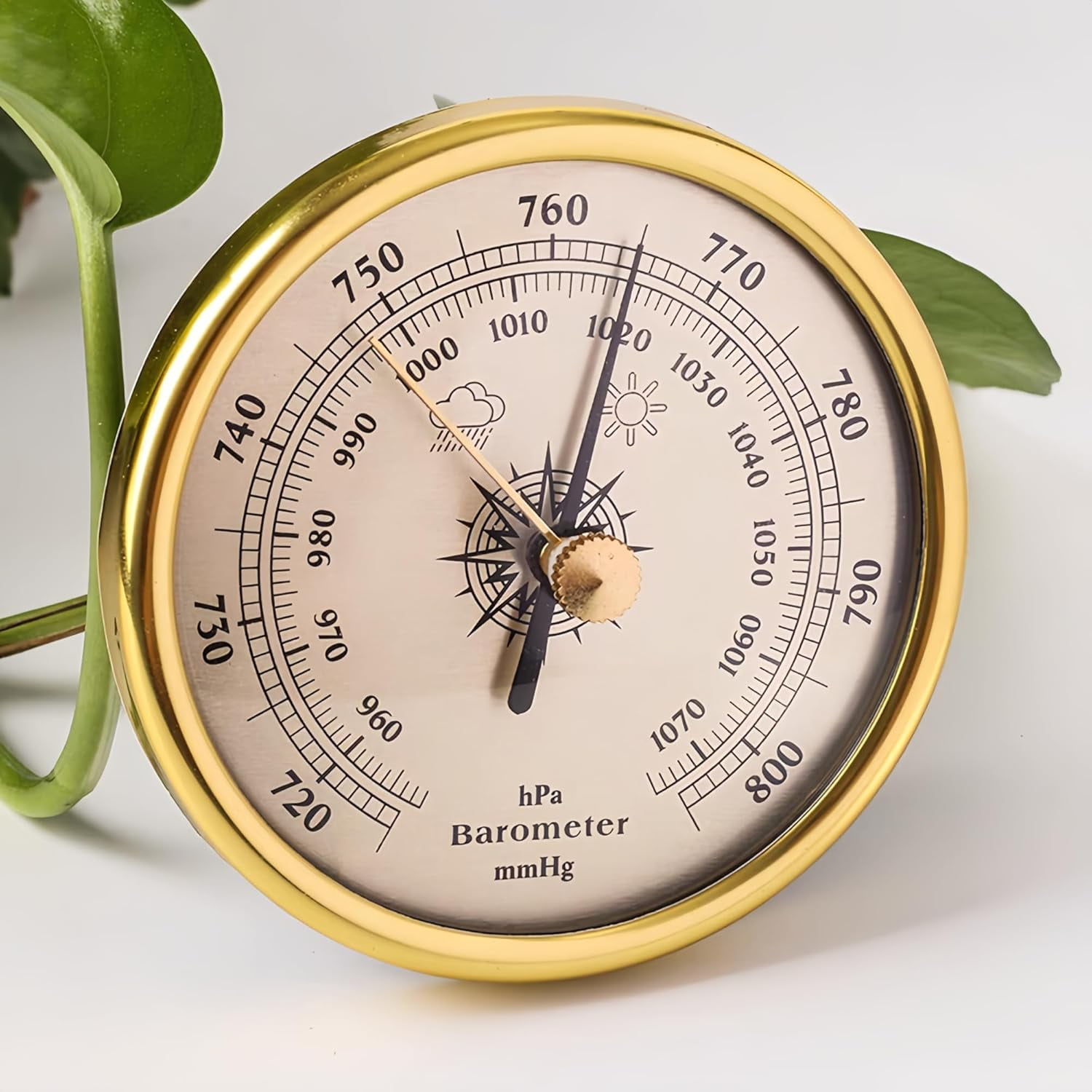 Thermometer Humidity Barometer Gauge: Humidity Meter, Indoor Outdoor Thermometer, Barometric Pressure Gauge, for Home Wall,Fishing Boat,Office,Terrace, 3Pcs Weather Stations Wireless Indoor Outdoor