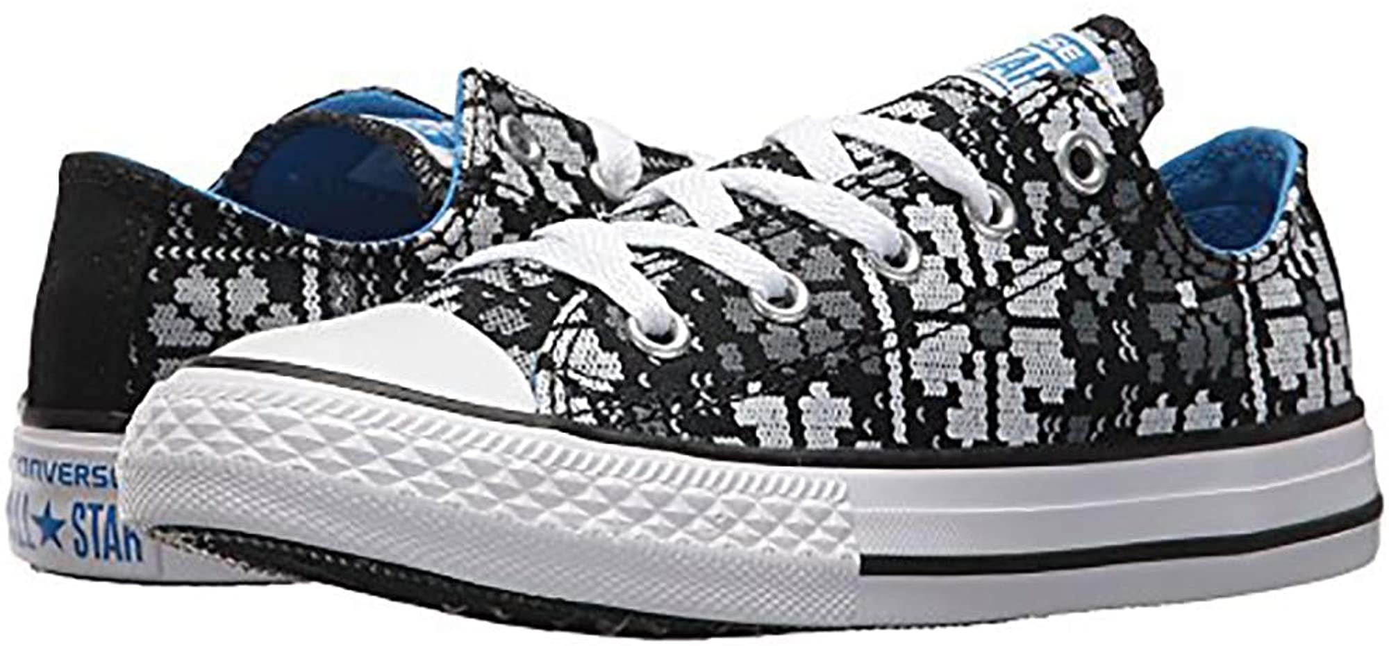 Converse Kids Chuck Taylor All Star Ox Little Kid/Big Kid Black/Italy