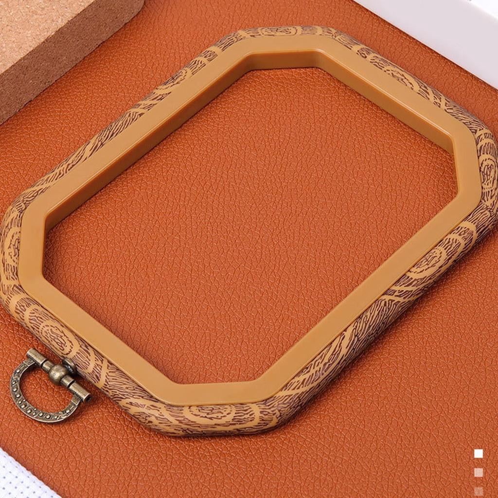 10 Pcs Wood Embroidery Hoop Adjustable Embroidery Frame Decorative Crosses Stitching Hoop for Needleworks Sewing Craft