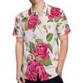 thumbnail image 4 of High Quality Hawaiian Shirts for Men Short Sleeve Aloha Beach Shirt Floral Summer Casual Button Down Shirts Blouses NW4IFZ, 4 of 7