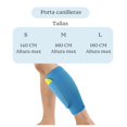 thumbnail image 2 of Soporte deportivo para espinilleras, sin pies, antideslizante, 2 of 7