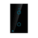 thumbnail image 1 of Apagadores Wifi Inteligente Sin Cable Neutro Modernos Negro Dos Botones Smart Bunker Negro Dos Botones, 1 of 6