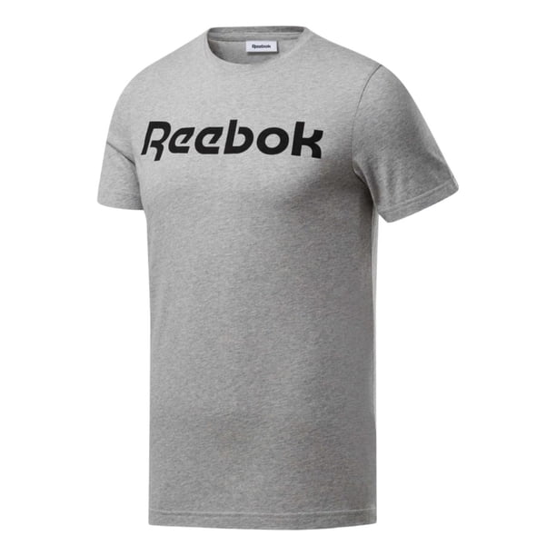 Playera Reebok Linear Read Hombre Color Gris Modelo FP9162