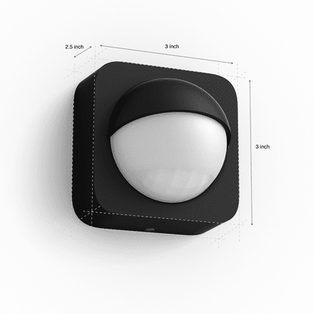 Philips - Hue Outdoor Motion Sensor - Black And White