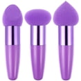 thumbnail image 1 of esponjas de maquillaje, esponjas para base de maquillaje con mango, brochas para maquillaje, 1 of 5