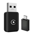 thumbnail image 1 of Adaptador Inalámbrico Carplay 2 en 1 para Android AUTO, Carplay Smart AI Box, WiFi y Bluetooth. CarPlay con Cable A Carplay Inalámbrico., 1 of 5