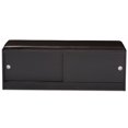 thumbnail image 3 of Baxton Studio Clevedon Faux Leather Shoe Bench in Espresso, 3 of 5