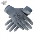thumbnail image 1 of 10 pares de guantes de trabajo de algodón y nailon con revestimiento de seguridad de nitrilo PU, guantes de trabajo mecánicos con revestimiento de Palma, tienen CE EN388 Tan Jianjun unisex, 1 of 2