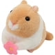 thumbnail image 2 of Pull string plush hamster toy wind-up electric wagging tail rotating interactive toys, brown, 16 cm, 2 of 4