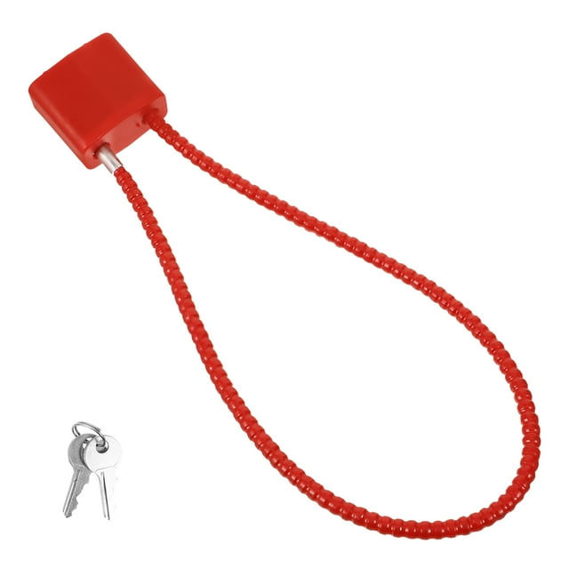 HINTRMENT 1Pcs Safety Cable Lock Compact Metal Steel Wire Security Anti-theft for Cabinet Home Use