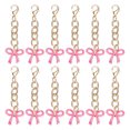 thumbnail image 1 of Uxcell 12Pcs Llavero de Moño Rojo Rosa para Fiestas, Llavero de Moño para Cumpleaños, Regalos para Despedida de Soltera, Cumpleaños y Día de San Valentín, 1 of 6
