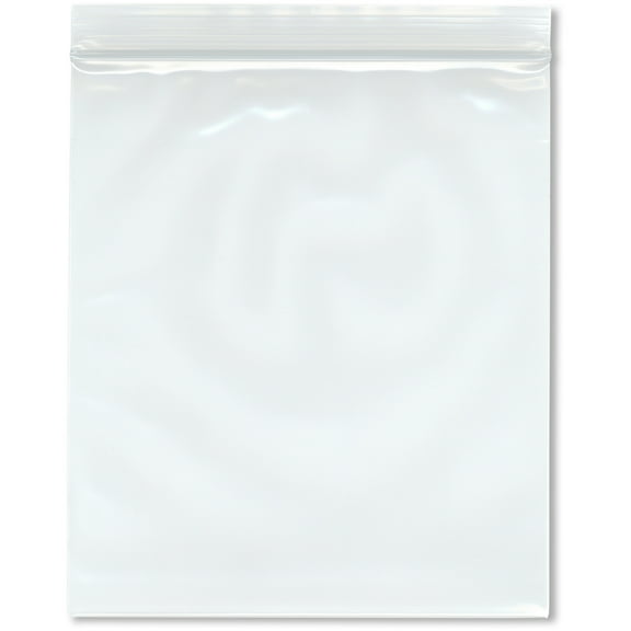 Plymor 7" x 8" (Pack of 100), 6 Mil Industrial Duty Zipper Reclosable Plastic Bags