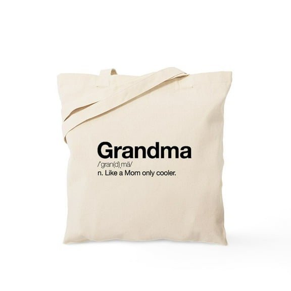 CafePress - Grandma Definition Tote Bag - Unisex Canvas Tote Bag, Beige, 1-Piece