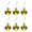 Gold, variant on LSLJS Christmas Tree Ball Ornaments for Xmas Tree, 12 Pcs 1.2 inch Shatterproof Glitter Christmas Ball Mirror Side Colorful Hanging Bauble Sphere with Rope, Christmas Decorations for Party Wedding