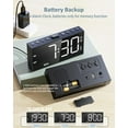 thumbnail image 6 of MEC Loud Alarm Clock with Bed Shaker for Heavy Sleeper,3-level Vibrating,Large Digits,Weekday/Weekend Mode,Dual Alarms for Hard of Hearing/Deaf, 5 Volume,Dimmer,USB Charger,Snooze,Battery Backup, 6 of 7