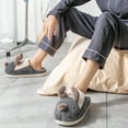 thumbnail image 4 of Coofit Christmas Slippers Unisex Non-skid: Thickened 3D Winter Slippers Fluffy Slides, 4 of 10