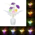 thumbnail image 3 of CNKOO LED Flower Vase Potted Wall Plug-in Light Sensor Color Changing Night Lamp Decor, 3 of 10
