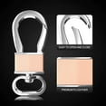 thumbnail image 4 of 4 Pack Metal Keychain Key Clip Hook, Key Rings Key Chain Ring Holder Organizer for Car Key Finder, Black , Rose Gold , Cyan , Violet, 4 of 6