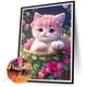 thumbnail image 2 of Cuadros Decorativos 5D bricolaje taladro redondo completo diamante pintura gato Kit decoración del hogar arte artesanía Wdftyju de costura negro 4 estilos, 2 of 8