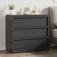 thumbnail image 2 of Kojooin 3 Drawers Nightstand, Modern Wooden End Table with Large Storage Drawers and Anti-Tip Device, 2 of 7