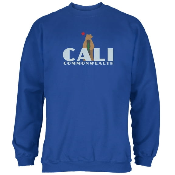CALI Snowboard Bear Royal Adult Sweatshirt
