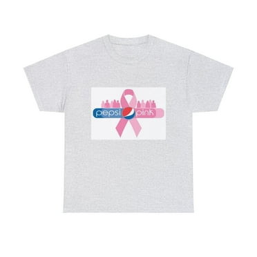 Pepsi and Pink (cancer shirt) Unisex Heavy Cotton Tee