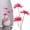 Hot Pink, variant on 3 Heads Brown Artificial Flowers, Fake Flowers for Vase Indoor, 25''