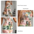 thumbnail image 4 of Mono de verano, mono con estampado floral para mujer, mamelucos con estampado floral de verano, mamelucos largos de pierna ancha para mujer, rendimiento lleno de energía, 4 of 6