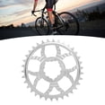 thumbnail image 1 of 34T Bikes Chainring, 7075 Aluminum Alloy Positive Negative Tooth Round Chain Wheel for Road Bikes, 1 of 7