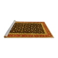 thumbnail image 2 of Ahgly Company Machine Washable Indoor Rectangle Persian Yellow Traditional Area Rugs, 8' x 10', 2 of 4