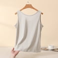 thumbnail image 3 of Posijego Women's Pajama Tank Tops Sleeveless Shirts Solid Color Summer Casual Tank Tops Sleep Tops for Women, 3 of 6