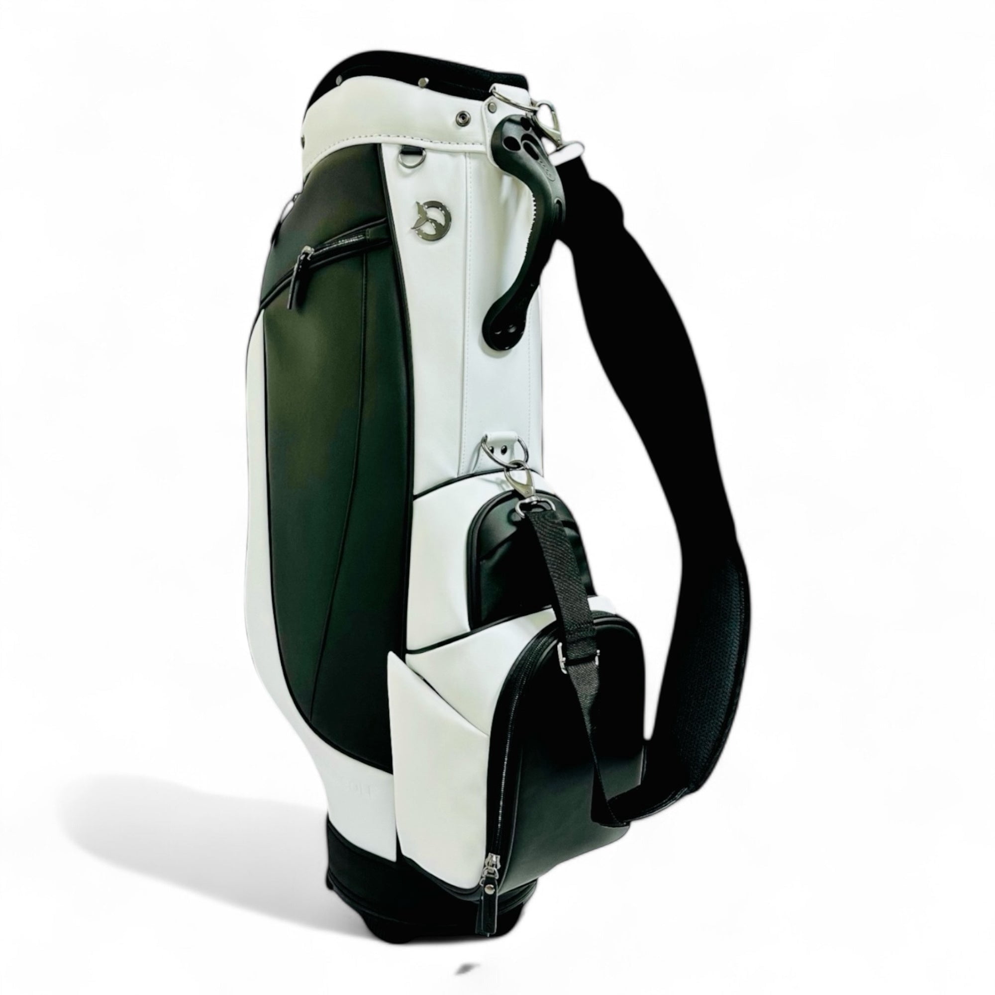 NEW Orca Golf SpyHop Synthetic Leather Cart Bag 6-Way Top - Black & White
