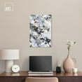 thumbnail image 3 of Ivory Gleam Canvas Black Paint Abstract by Art Remedy, Gallery Wrapped, 16" x 24", 3 of 7