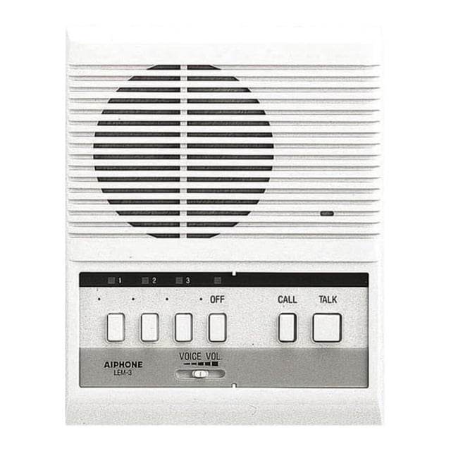 Intercomunicador Aiphone LEM-3 maestro con llamada selectiva para 3 unidades