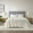 thumbnail image 2 of Serta 84" Polyester Fabric Microlight Heated Electric Blanket in Ivory, 2 of 5