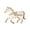 White, variant on bestolf Horse Brooch Alloy Enamel Pin with Rhinestones Inlaid Clothes Hats Bags Collar Badge Fashion Accessories