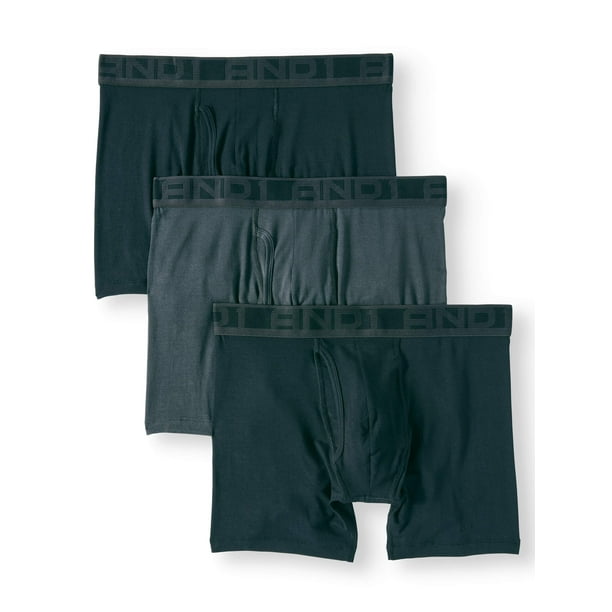 AND1 - Men's Ultra Soft Modal Boxer Brief with Athletic Pouch, 3-Pack ...