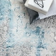 thumbnail image 6 of SAFAVIEH Meadow Derbhile Medallion Area Rug, Light Grey/Blue, 6'7" x 6'7" Round, 6 of 8