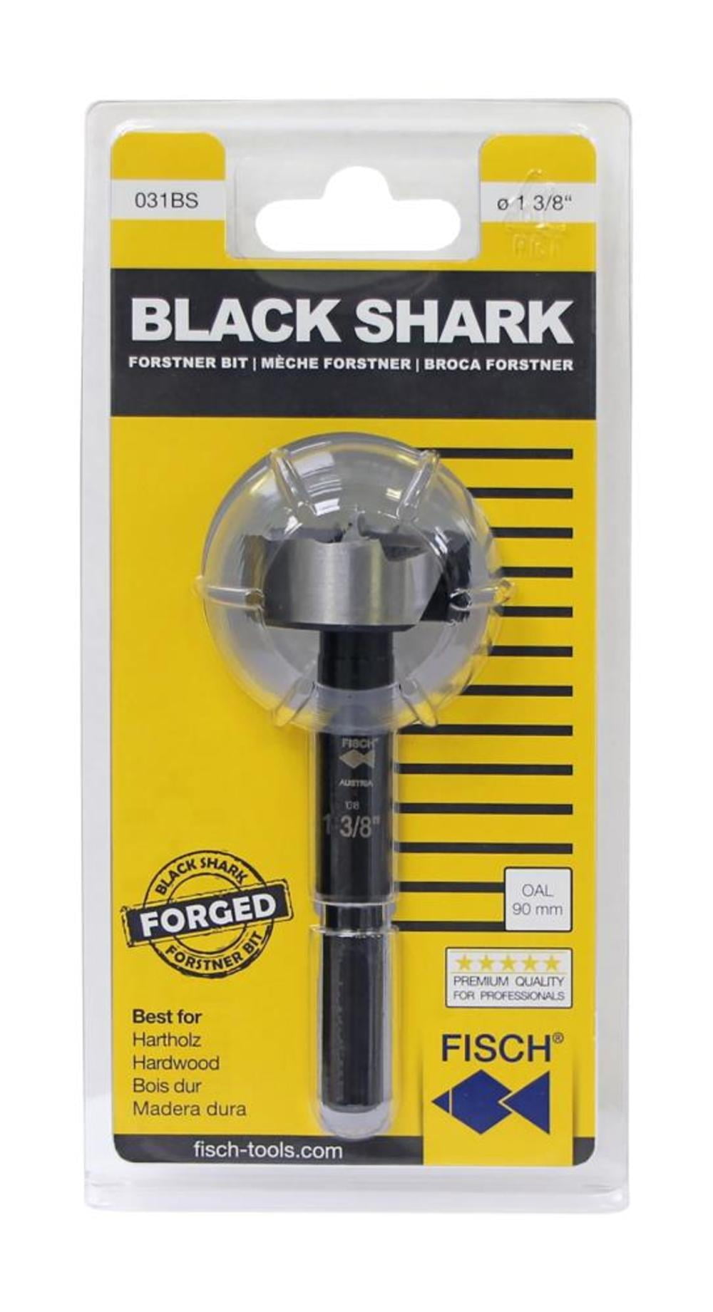 Fisch 1/4In Diameter Black Shark Forstner Bit 