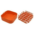 thumbnail image 2 of simhoa Microwave Bacon Cooker Silicone Bacon Rack for Oven for Air Fryer Bacon Tray Bacon Rack and Tray, 2 of 8