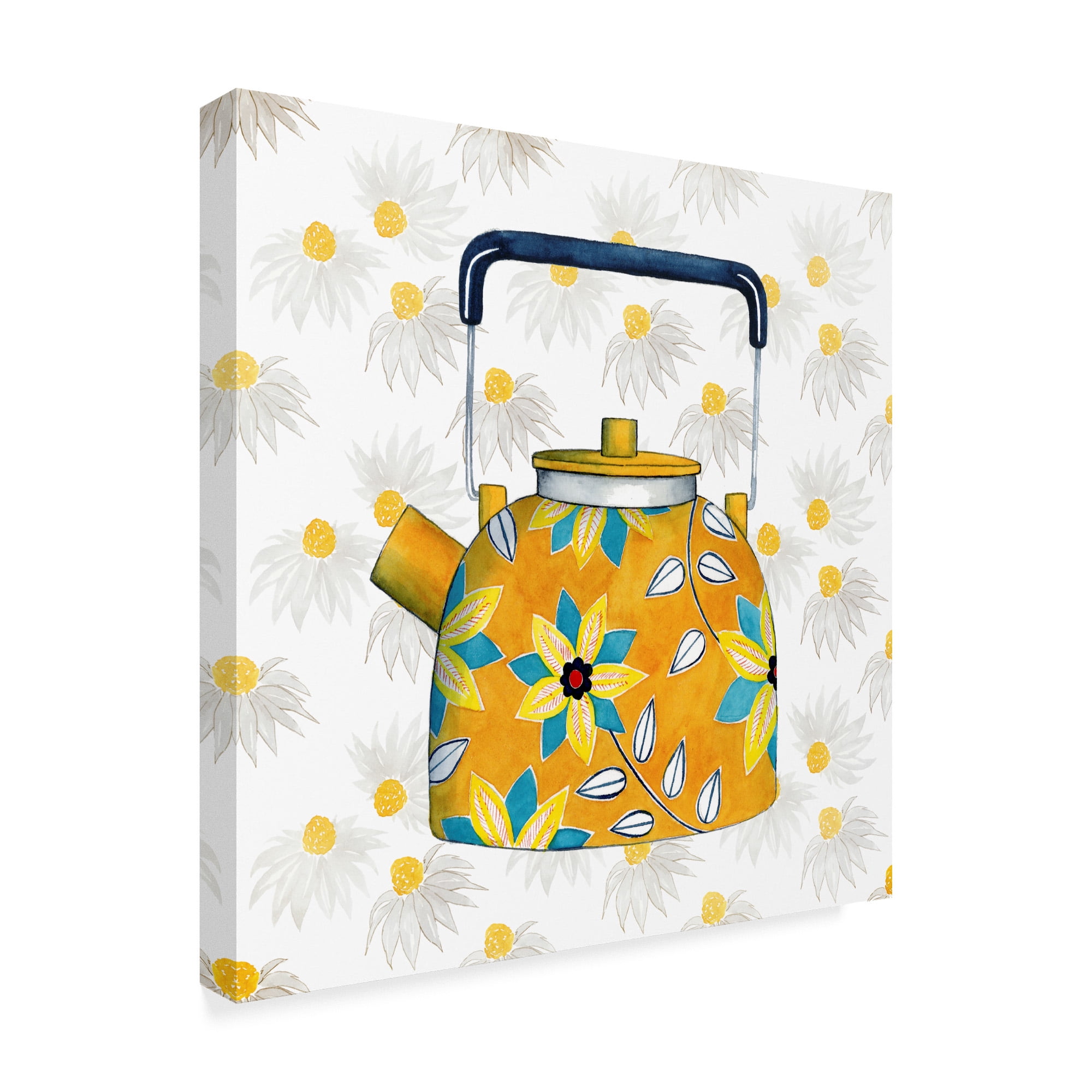 Trademark Fine Art 'Sweet Teapot III' Canvas Art by Grace Popp