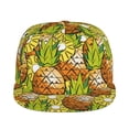 thumbnail image 2 of Daiia Tropical Summer Fruit print Flat Bill Hats Flat Brim Trucker Cap Baseball Cap Adjustable Classic Low Profile Hat Unconstructed Plain Cap, 2 of 9
