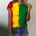thumbnail image 2 of Women's Casual Loose T Shirt Graphics T-Shirt Round Neck Short Sleeve T Shirts, 2 of 4
